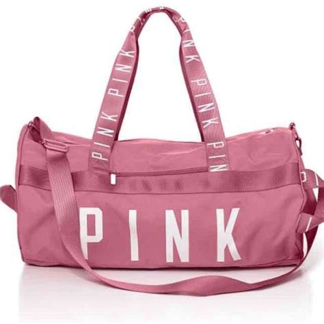 fake pink duffle bag|victoria's secret pink gym bag.